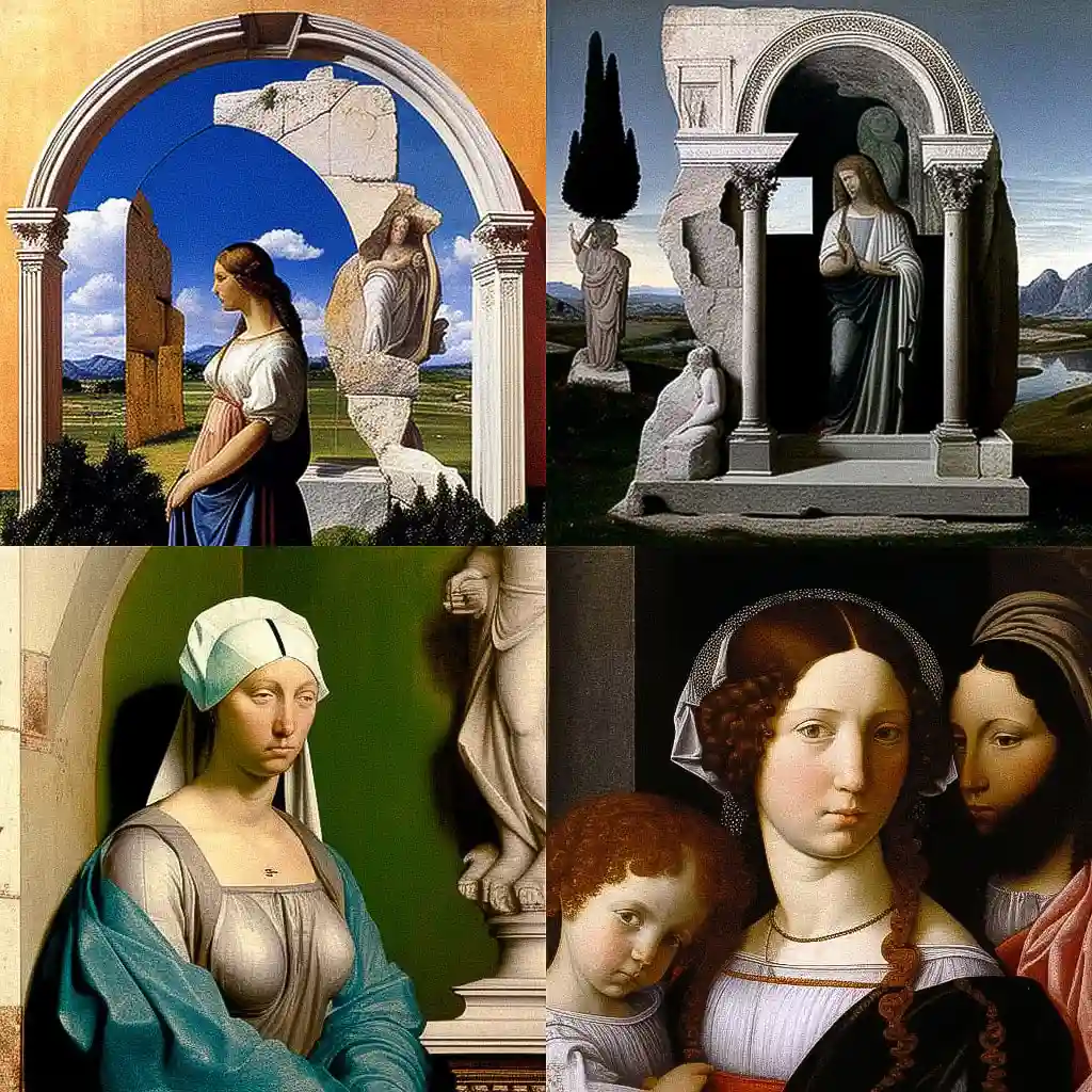 乔瓦尼·贝利尼 giovanni bellini风格midjourney AI绘画作品 -乔瓦尼·贝利尼 giovanni bellini风格midjourney AI绘画作品