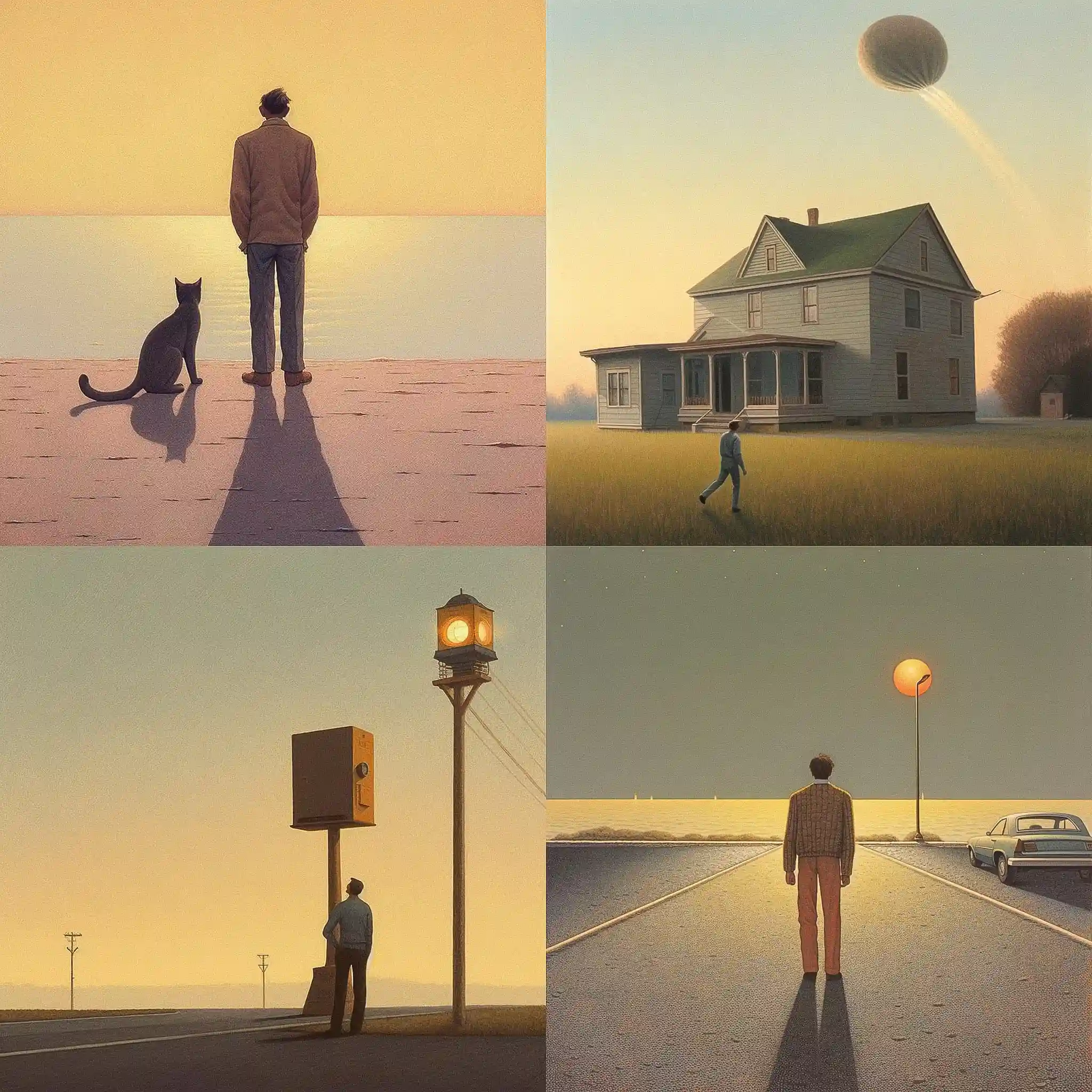 -昆特·布克霍尔兹 quint buchholz风格midjourney AI绘画作品