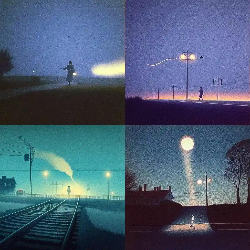 -昆特·布克霍尔兹 quint buchholz风格midjourney AI绘画作品