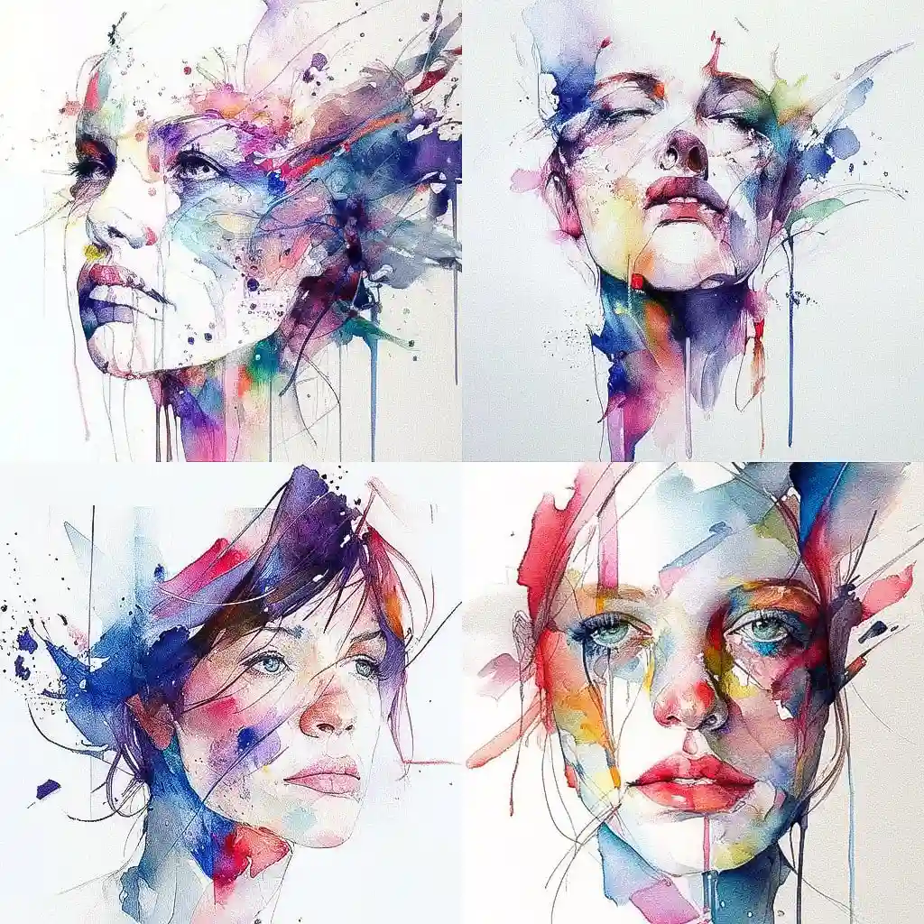 -Agnes Cecile agnes cecile风格midjourney AI绘画作品