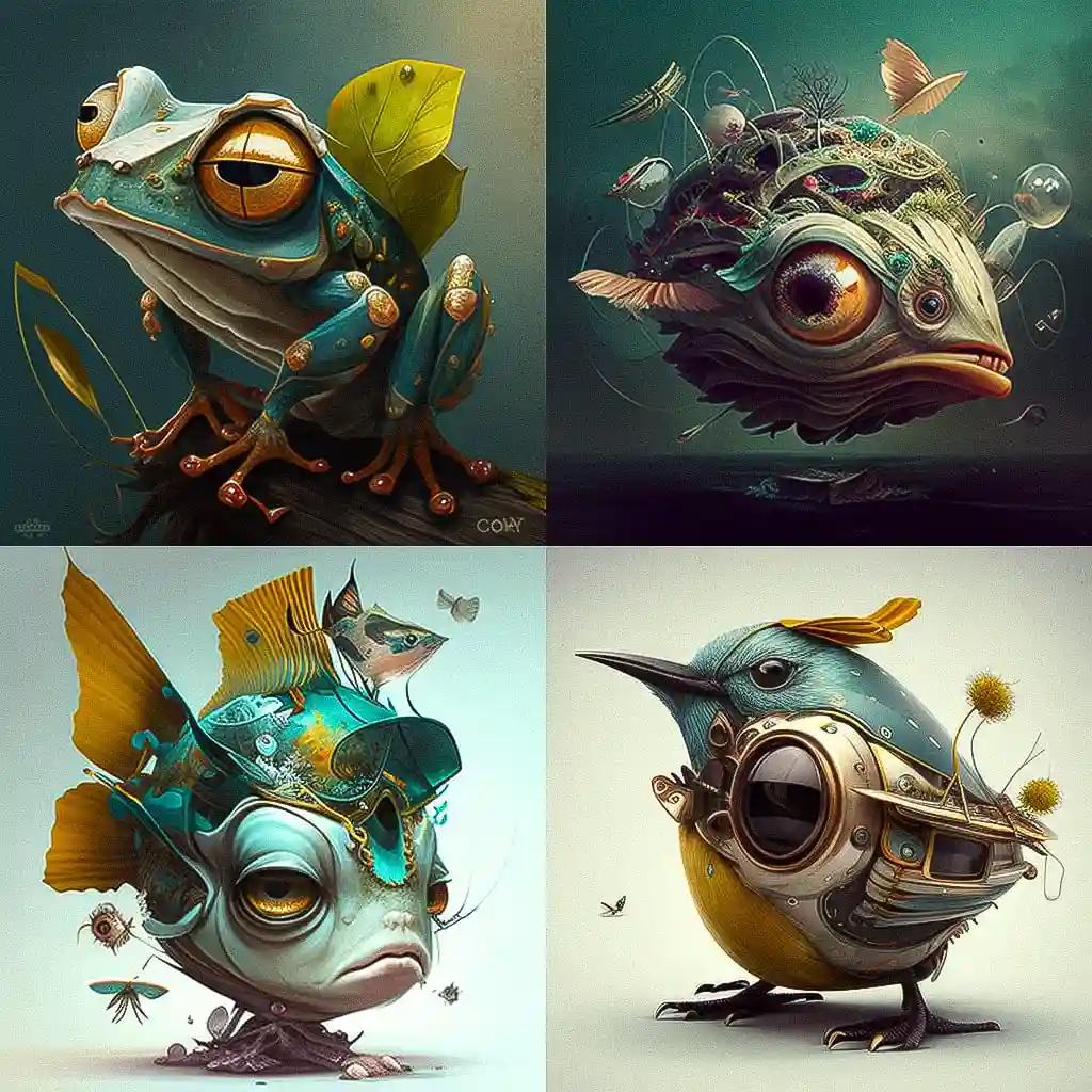 Craola craola风格midjourney AI绘画作品 -Craola craola风格midjourney AI绘画作品