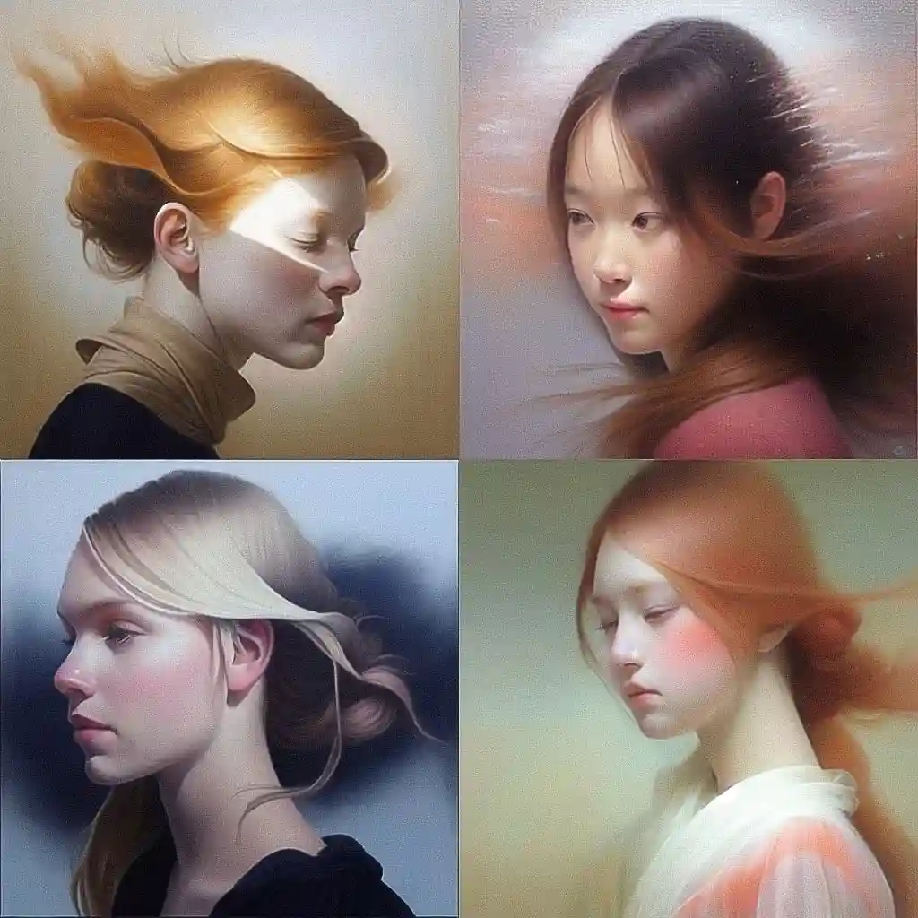 安妮·德瓦利 anne dewailly风格midjourney AI绘画作品 -安妮·德瓦利 anne dewailly风格midjourney AI绘画作品