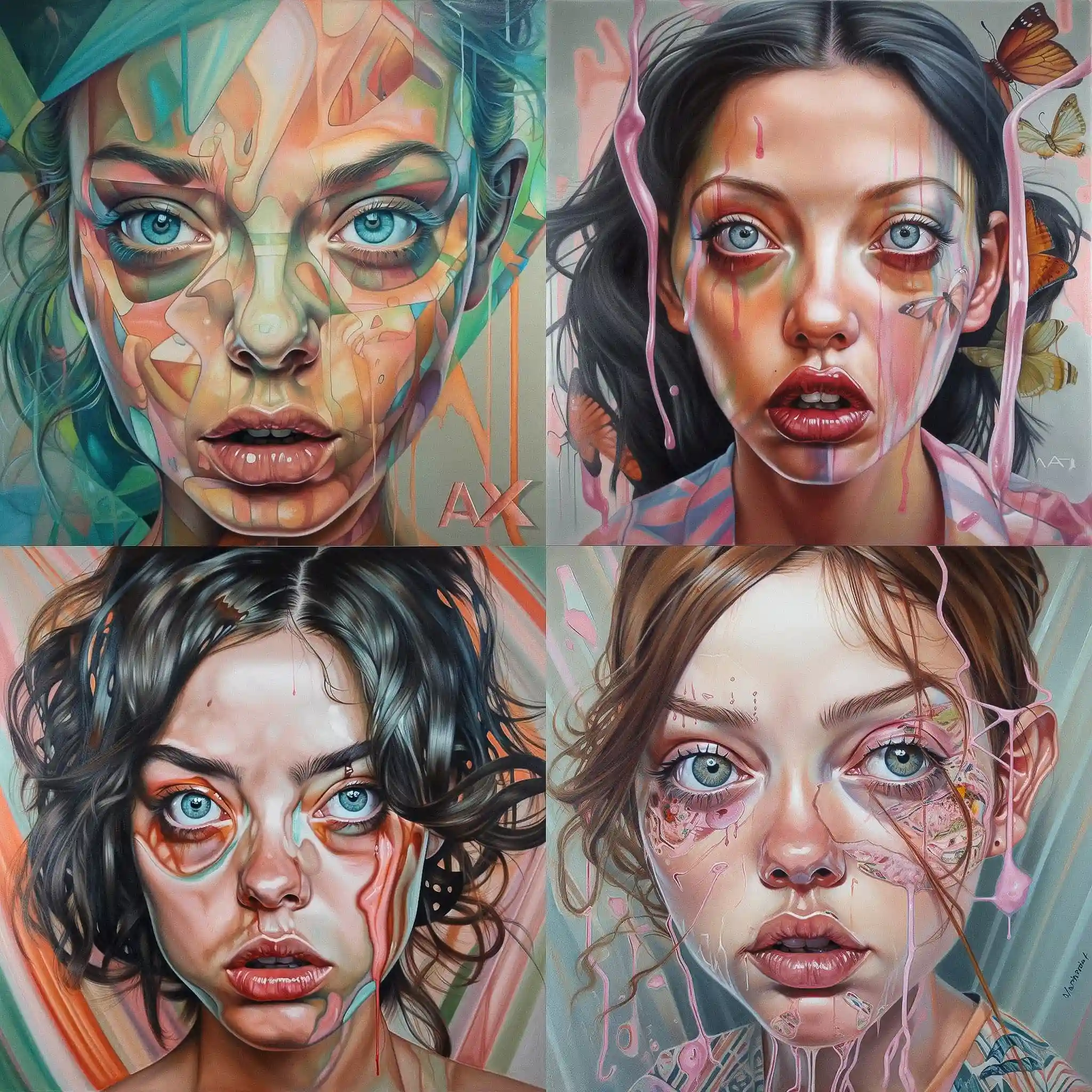 亚历克斯·加兰特 alex garant风格midjourney AI绘画作品 -亚历克斯·加兰特 alex garant风格midjourney AI绘画作品