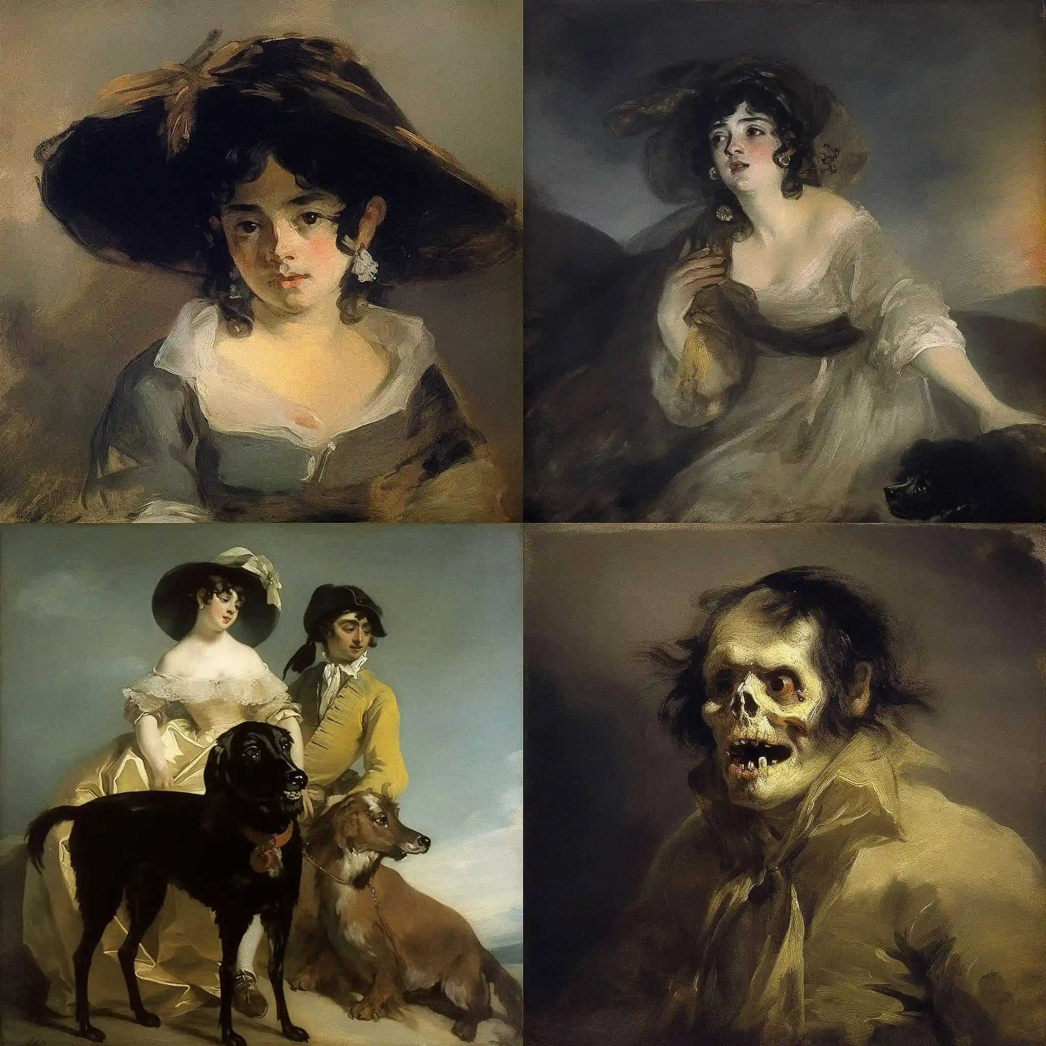 弗朗西斯科·戈雅 francisco goya风格midjourney AI绘画作品 -弗朗西斯科·戈雅 francisco goya风格midjourney AI绘画作品