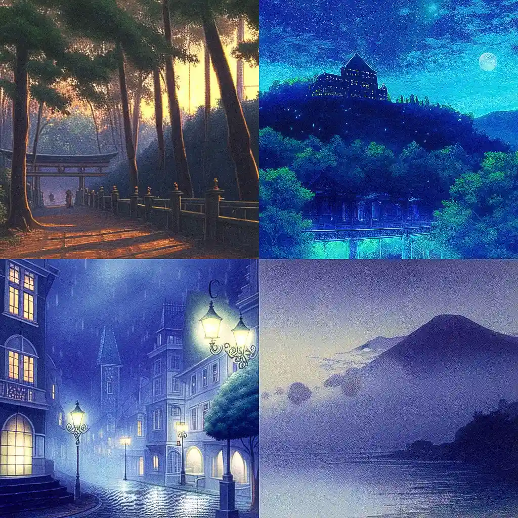 L·伯吉斯·哈里森 l birge harrison风格midjourney AI绘画作品 -L·伯吉斯·哈里森 l birge harrison风格midjourney AI绘画作品