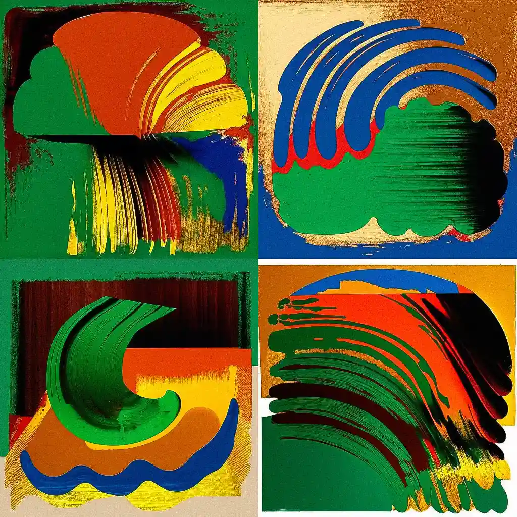 -霍华德·霍奇金 howard hodgkin风格midjourney AI绘画作品