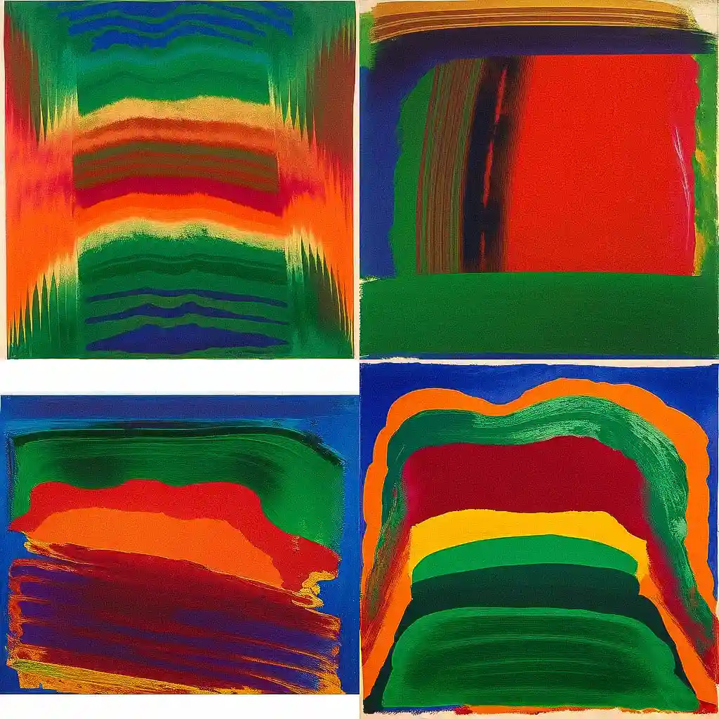 -霍华德·霍奇金 howard hodgkin风格midjourney AI绘画作品