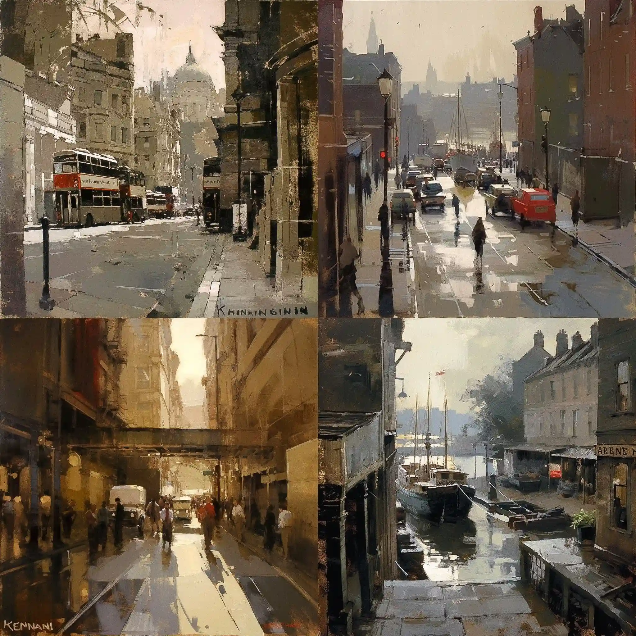 肯·霍华德 ken howard风格midjourney AI绘画作品 -肯·霍华德 ken howard风格midjourney AI绘画作品