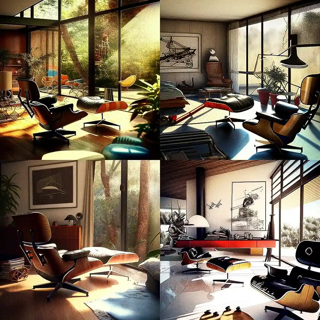 雷·伊姆斯 ray eames风格midjourney AI绘画作品 -雷·伊姆斯 ray eames风格midjourney AI绘画作品