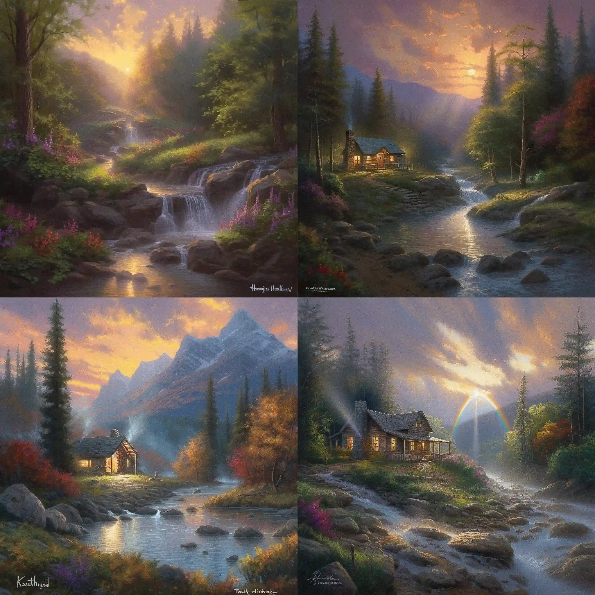马克·基思利 mark keathley风格midjourney AI绘画作品 -马克·基思利 mark keathley风格midjourney AI绘画作品
