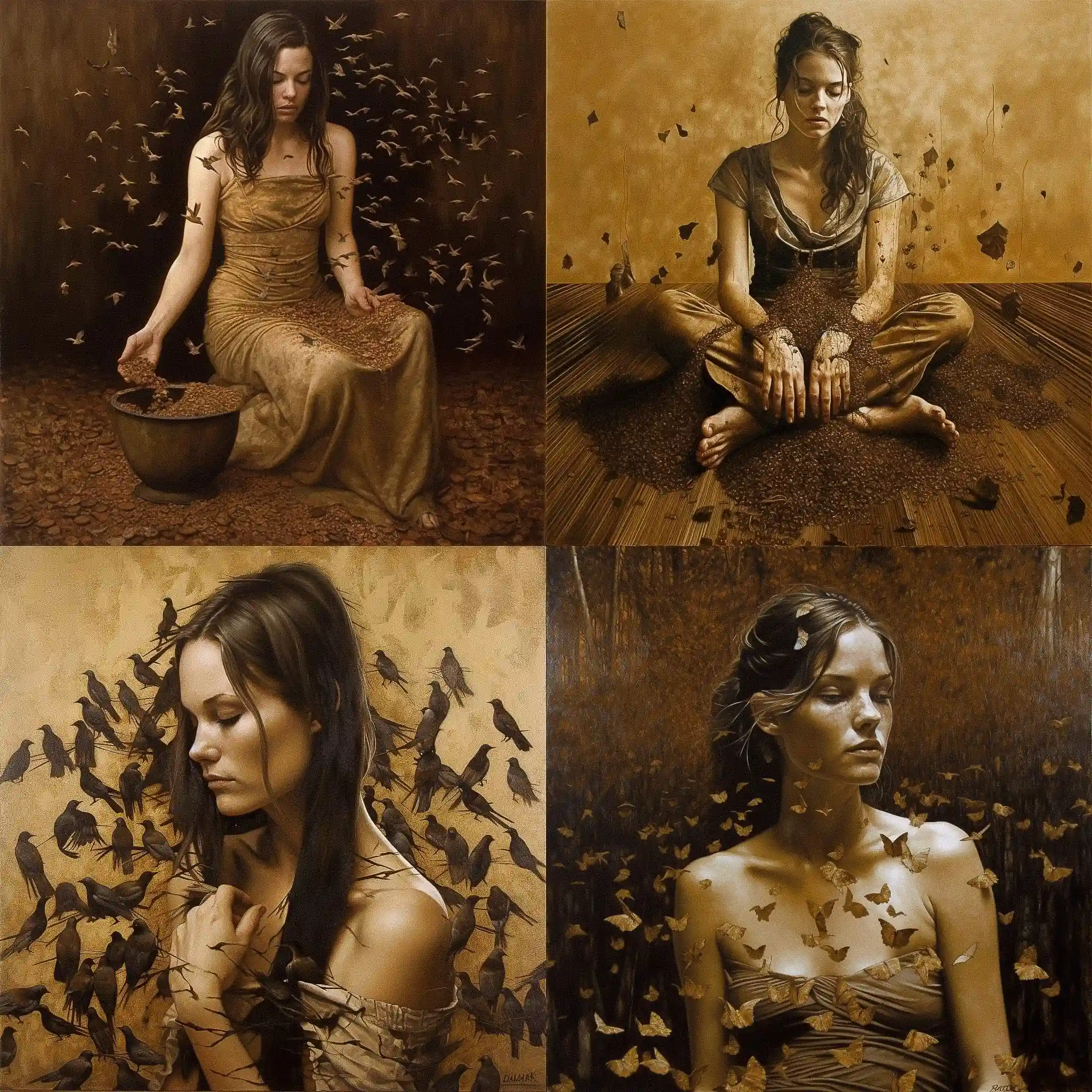 布拉德·坎克尔 brad kunkle风格midjourney AI绘画作品 -布拉德·坎克尔 brad kunkle风格midjourney AI绘画作品