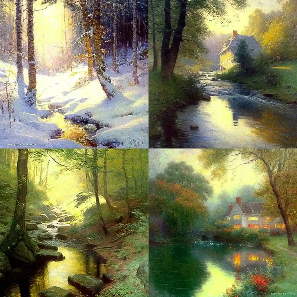 -沃尔特·朗特·帕尔默 walter launt palmer风格midjourney AI绘画作品