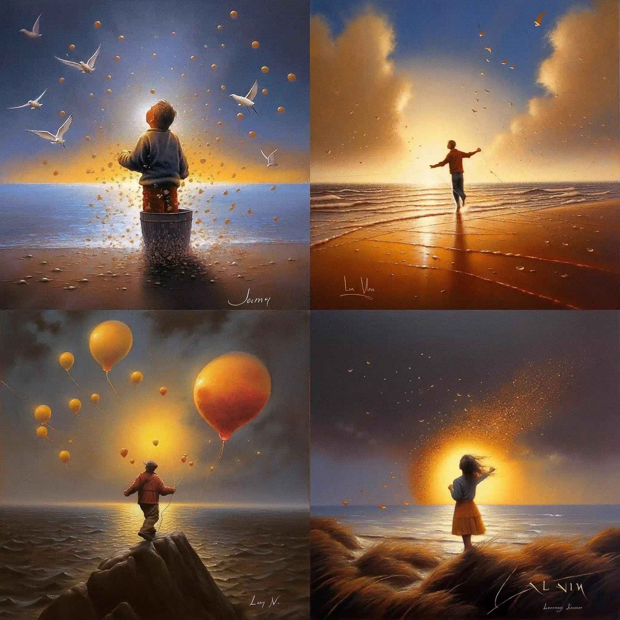 吉米·劳勒 jimmy lawlor风格midjourney AI绘画作品 -吉米·劳勒 jimmy lawlor风格midjourney AI绘画作品