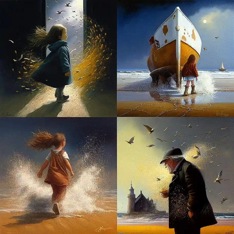 吉米·劳勒 jimmy lawlor风格midjourney AI绘画作品 -吉米·劳勒 jimmy lawlor风格midjourney AI绘画作品