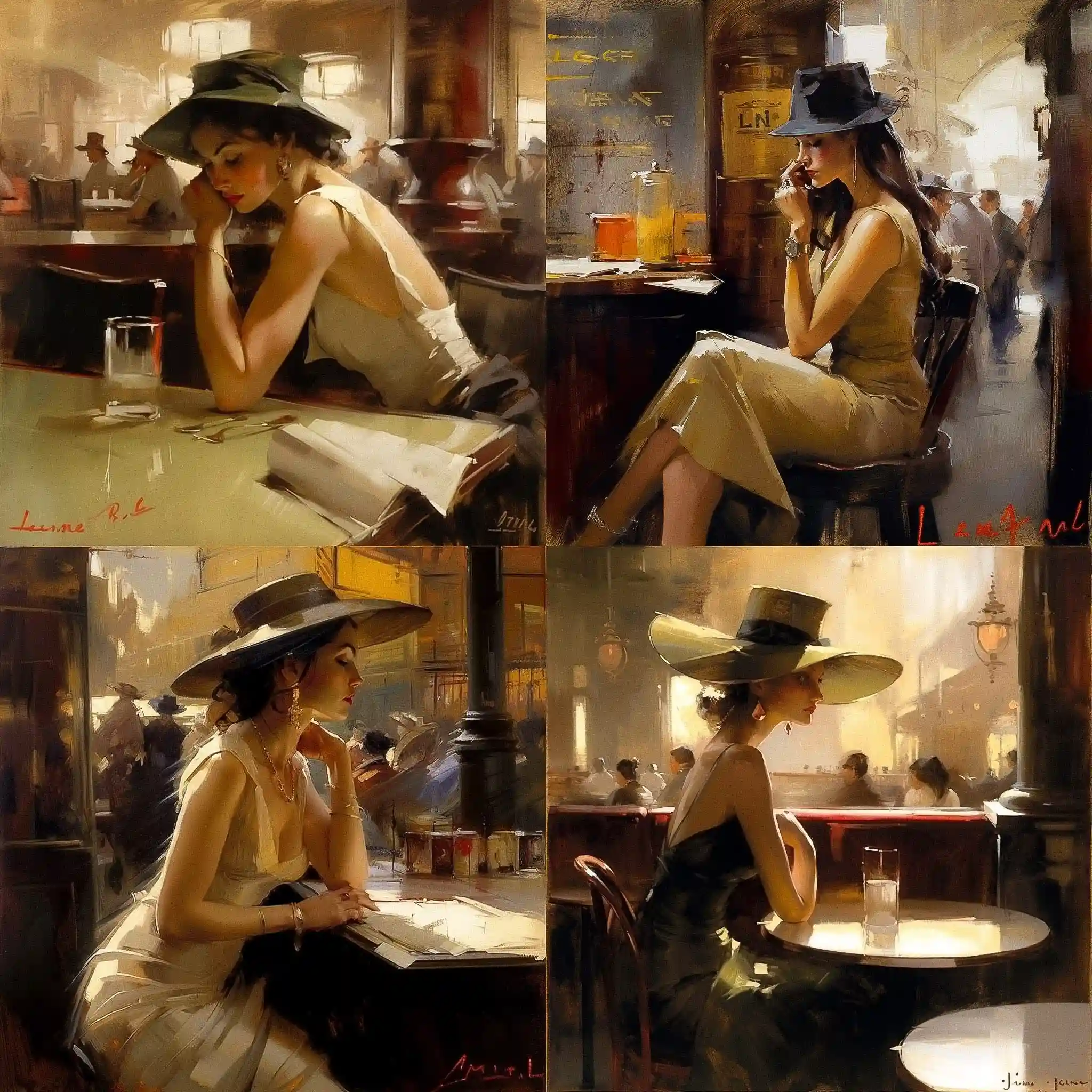 雷蒙德·利奇 raymond leech风格midjourney AI绘画作品 -雷蒙德·利奇 raymond leech风格midjourney AI绘画作品