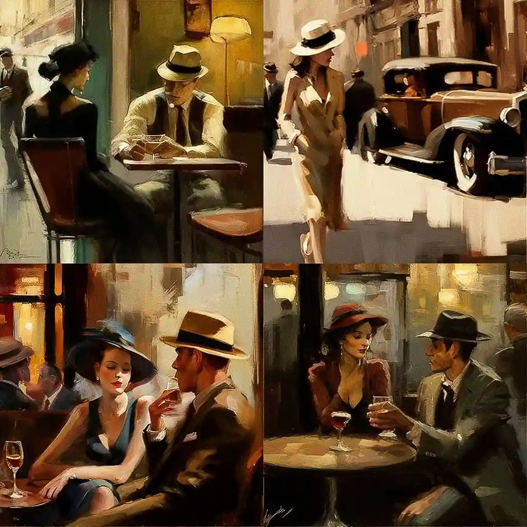 雷蒙德·利奇 raymond leech风格midjourney AI绘画作品 -雷蒙德·利奇 raymond leech风格midjourney AI绘画作品