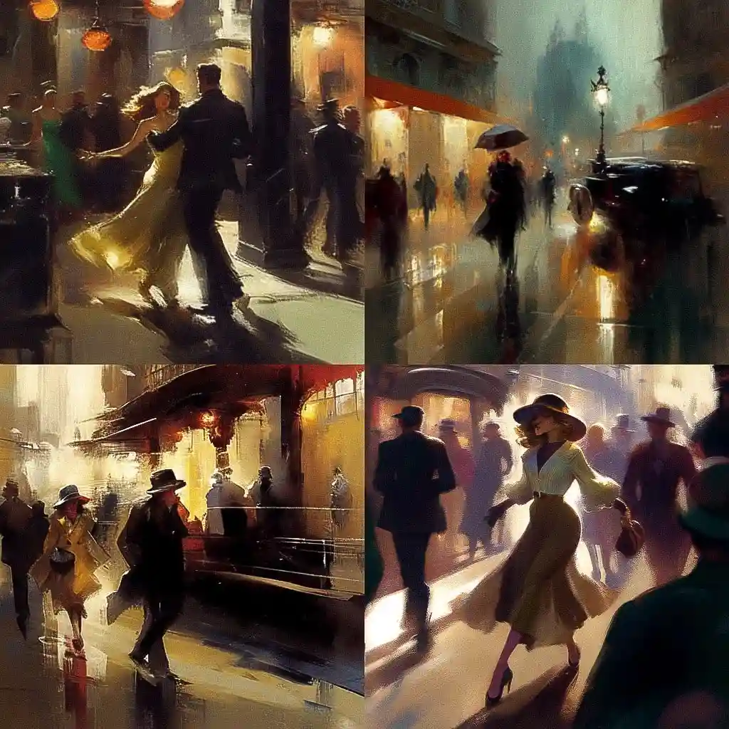 雷蒙德·利奇 raymond leech风格midjourney AI绘画作品 -雷蒙德·利奇 raymond leech风格midjourney AI绘画作品