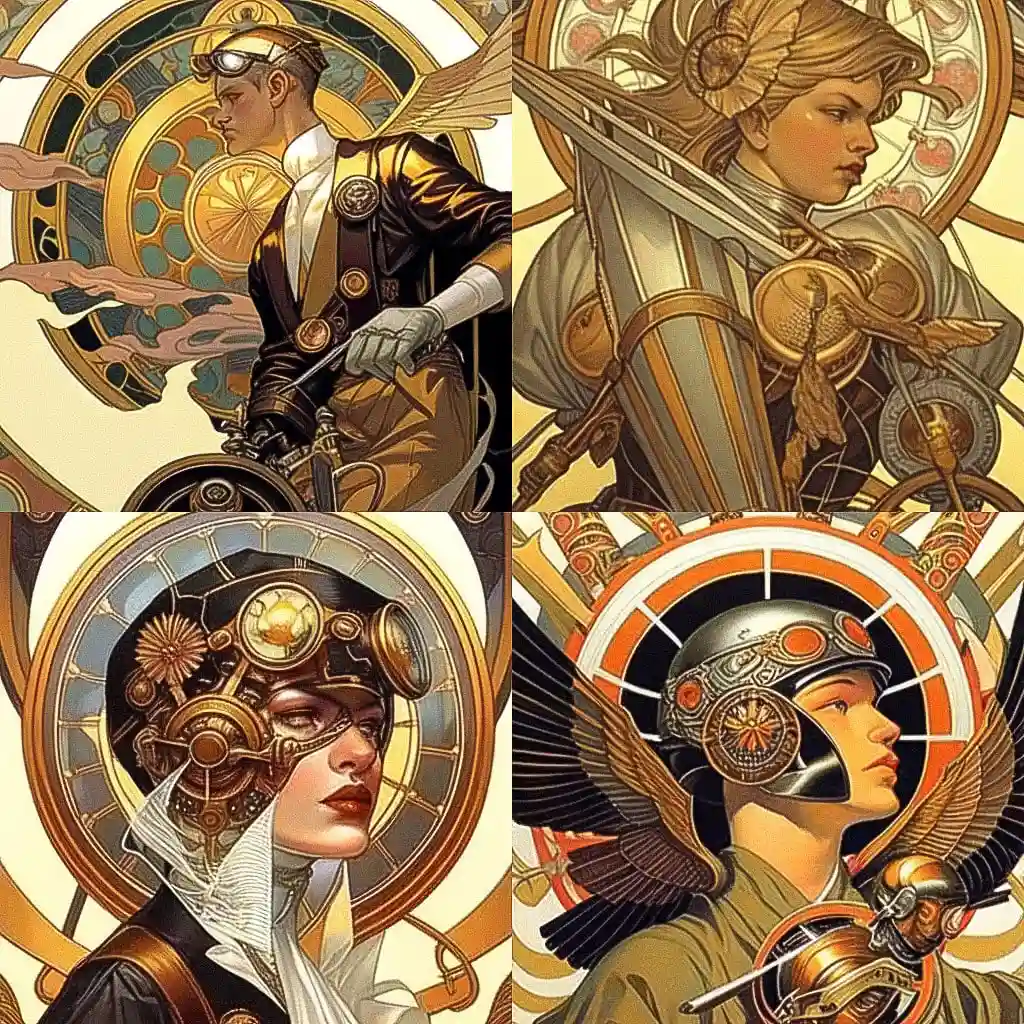 -JC 李恩迪克 jc leyendecker风格midjourney AI绘画作品