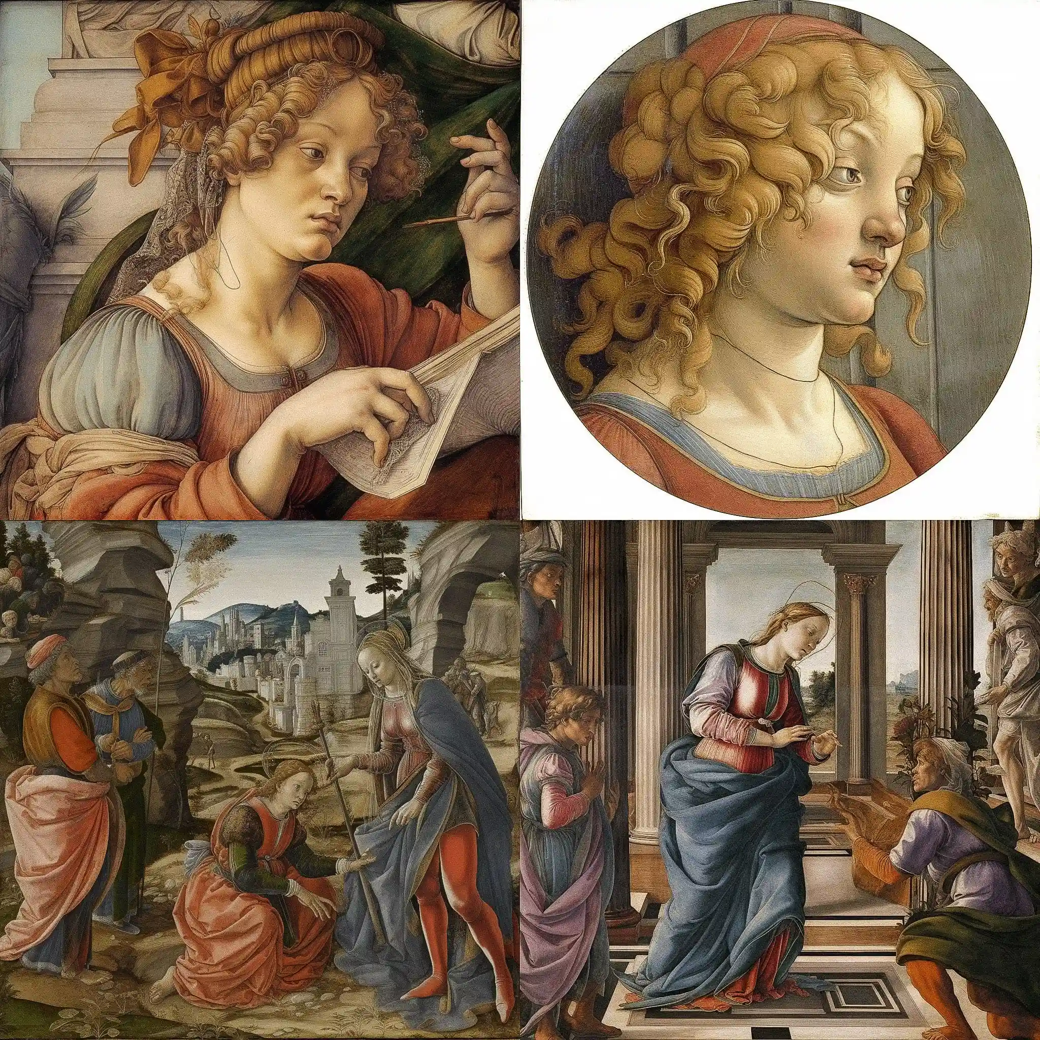 费利皮诺·利皮 filippino lippi风格midjourney AI绘画作品 -费利皮诺·利皮 filippino lippi风格midjourney AI绘画作品