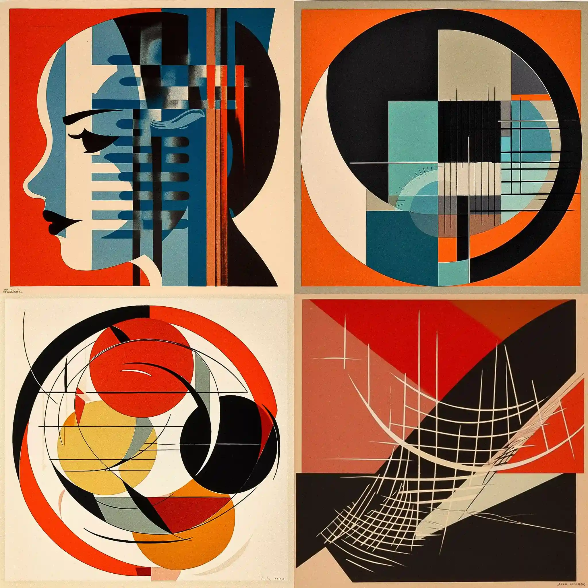 阿尔文·拉斯提格 alvin lustig风格midjourney AI绘画作品 -阿尔文·拉斯提格 alvin lustig风格midjourney AI绘画作品