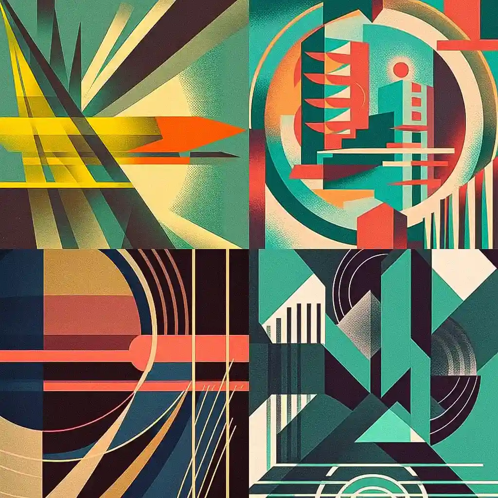 阿尔文·拉斯提格 alvin lustig风格midjourney AI绘画作品 -阿尔文·拉斯提格 alvin lustig风格midjourney AI绘画作品