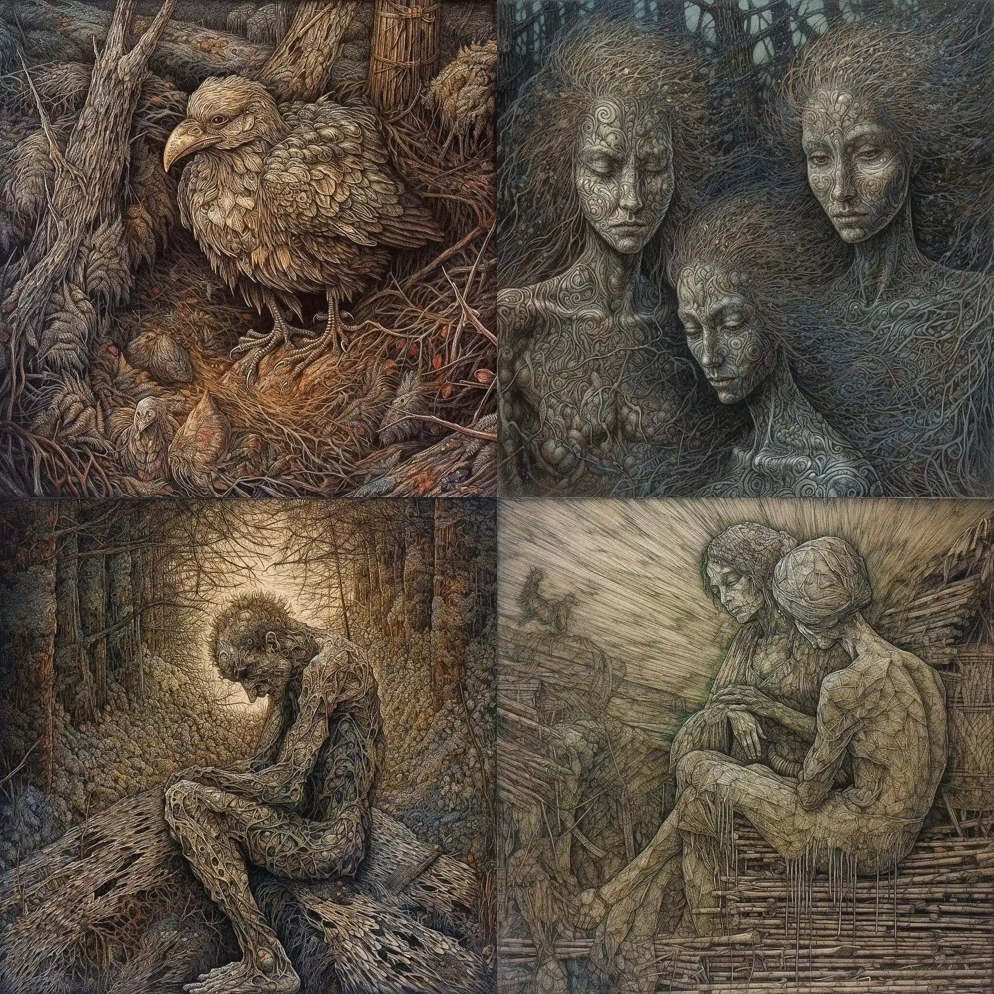 -伊万·马尔丘克 ivan marchuk风格midjourney AI绘画作品