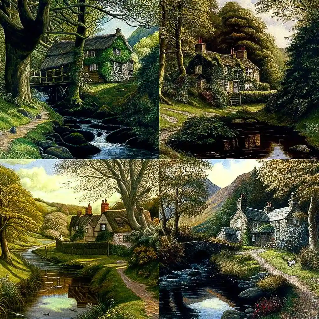 詹姆斯·麦金托什·帕特里克 james mcintosh patrick风格midjourney AI绘画作品 -詹姆斯·麦金托什·帕特里克 james mcintosh patrick风格midjourney AI绘画作品