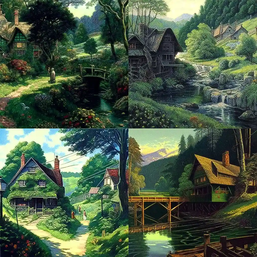 詹姆斯·麦金托什·帕特里克 james mcintosh patrick风格midjourney AI绘画作品 -詹姆斯·麦金托什·帕特里克 james mcintosh patrick风格midjourney AI绘画作品