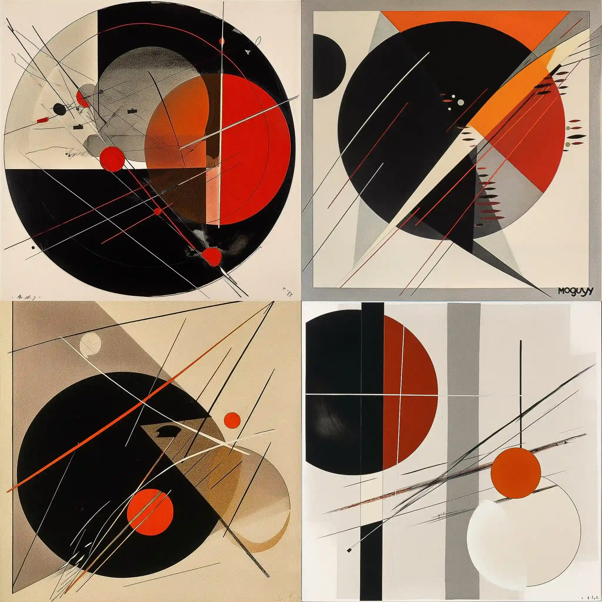 拉斯洛·莫霍利·纳吉 laszlo moholy nagy风格midjourney AI绘画作品 -拉斯洛·莫霍利·纳吉 laszlo moholy nagy风格midjourney AI绘画作品