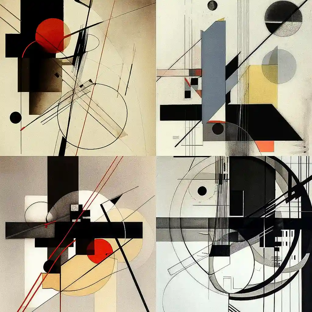 拉斯洛·莫霍利·纳吉 laszlo moholy nagy风格midjourney AI绘画作品 -拉斯洛·莫霍利·纳吉 laszlo moholy nagy风格midjourney AI绘画作品