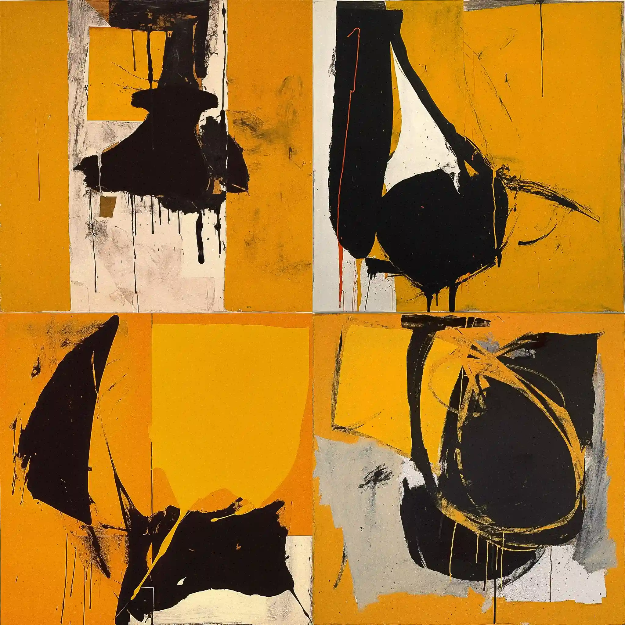 罗伯特·马瑟威尔 robert motherwell风格midjourney AI绘画作品 -罗伯特·马瑟威尔 robert motherwell风格midjourney AI绘画作品