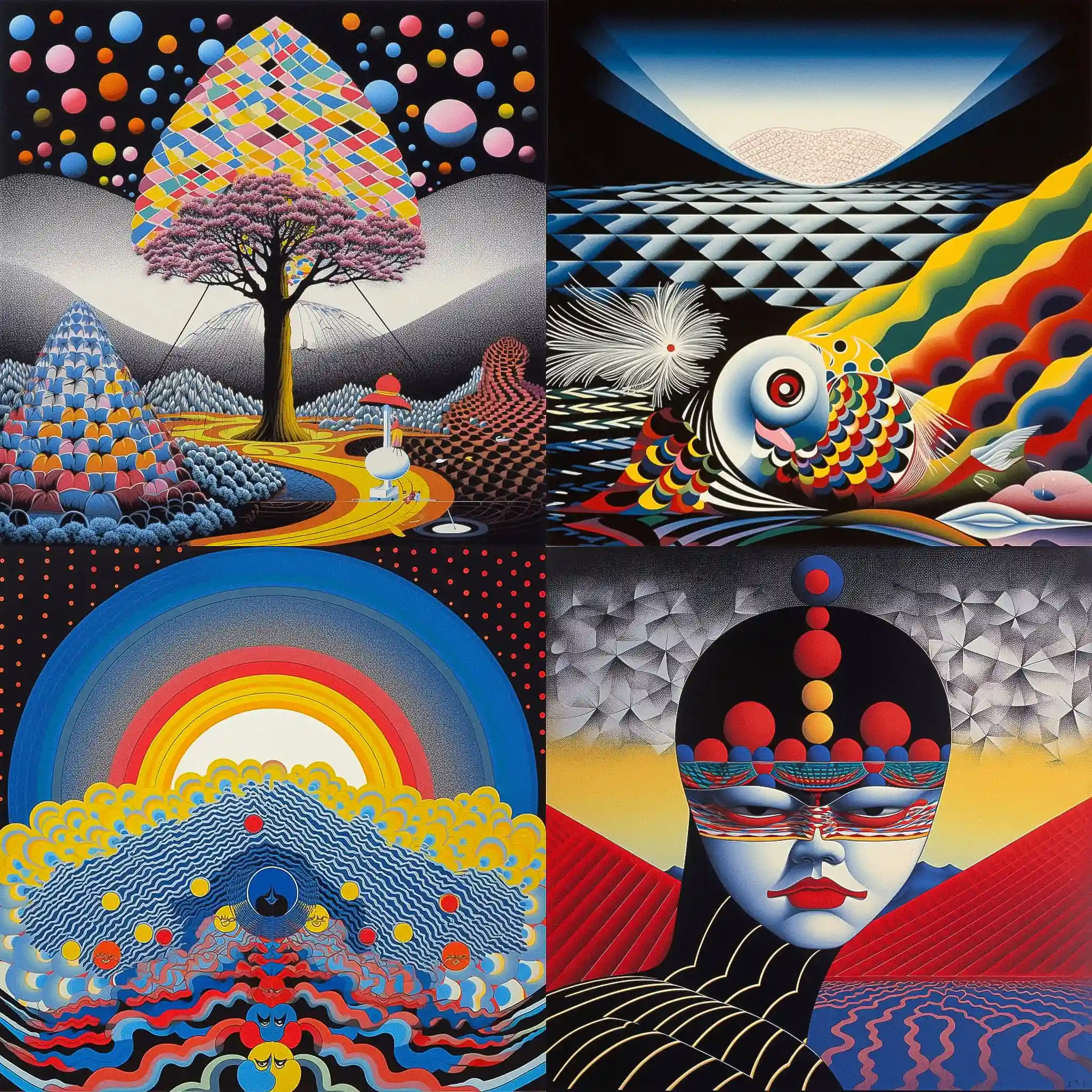 -长谷川贯 kazumasa nagai风格midjourney AI绘画作品