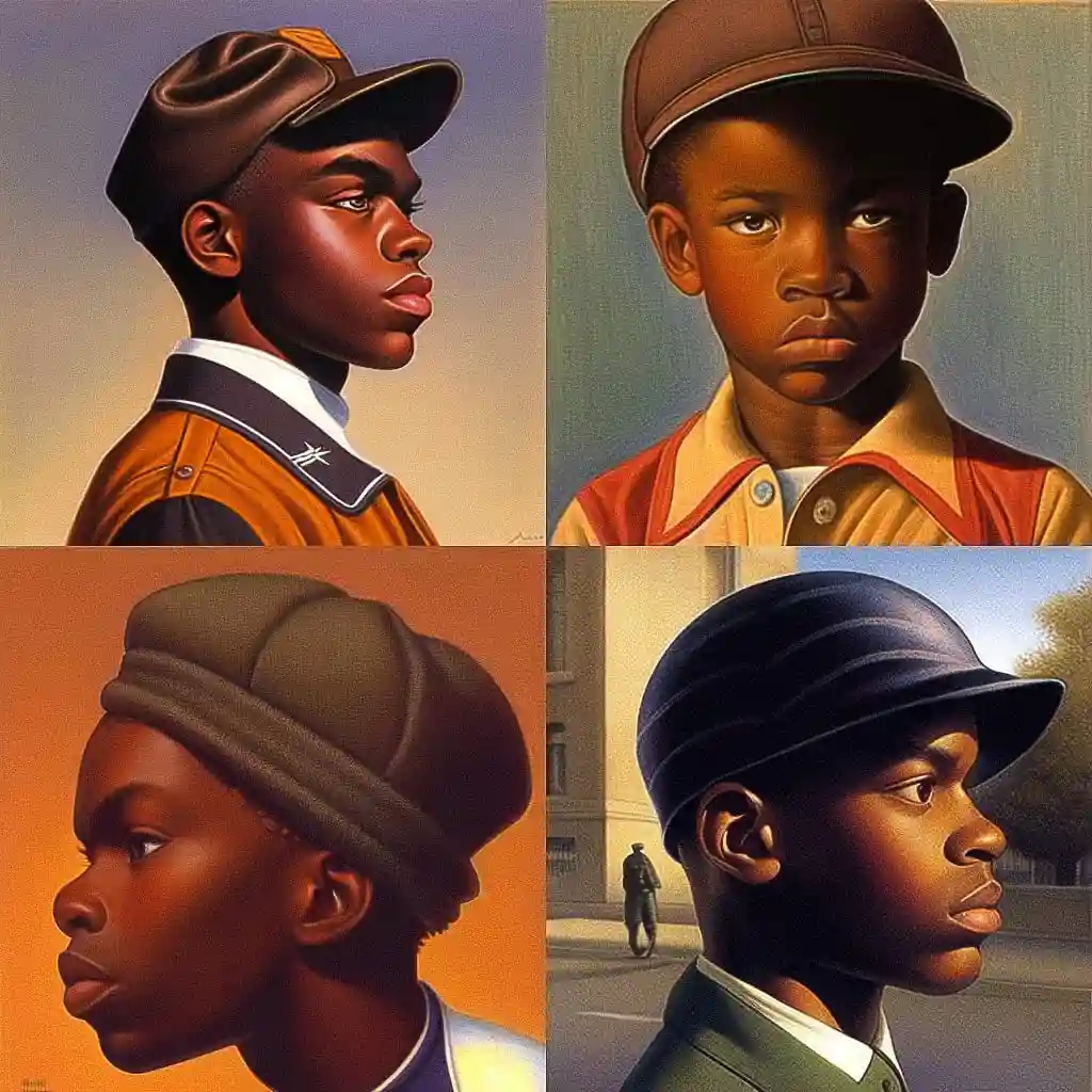 卡迪尔·纳尔逊 kadir nelson风格midjourney AI绘画作品 -卡迪尔·纳尔逊 kadir nelson风格midjourney AI绘画作品