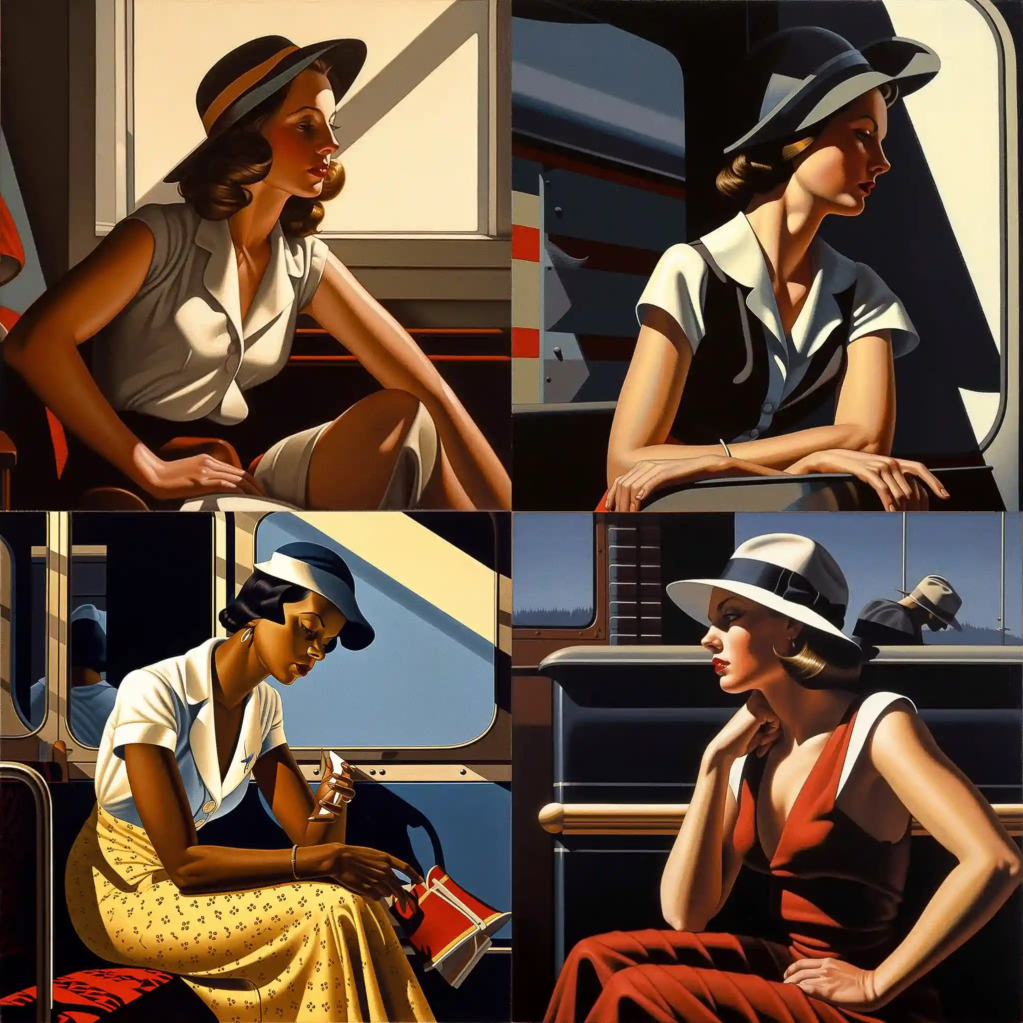 -R kenton nelson r kenton nelson风格midjourney AI绘画作品