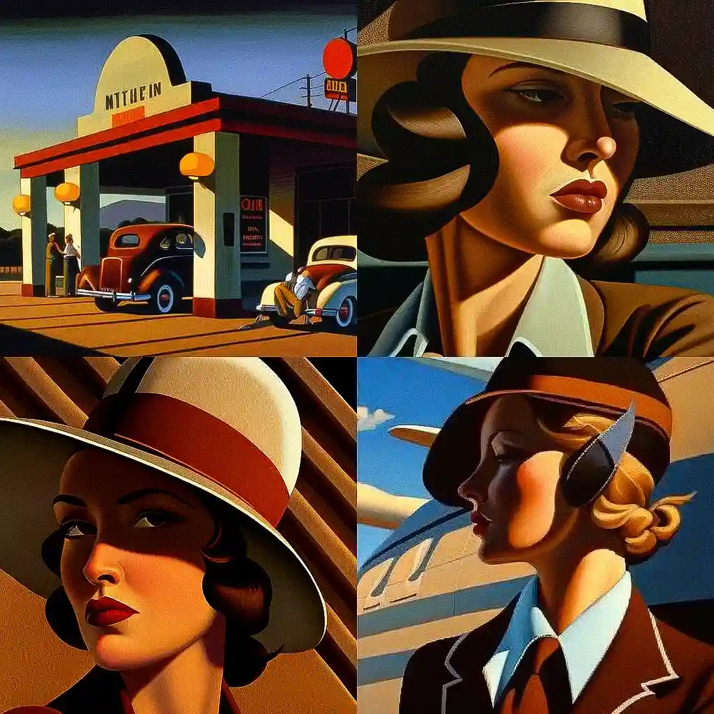 -R kenton nelson r kenton nelson风格midjourney AI绘画作品