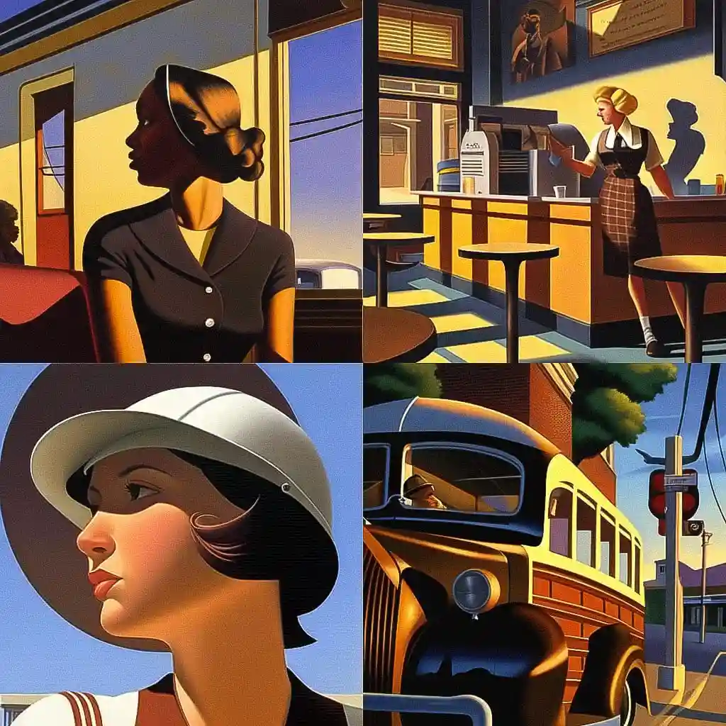 -R kenton nelson r kenton nelson风格midjourney AI绘画作品