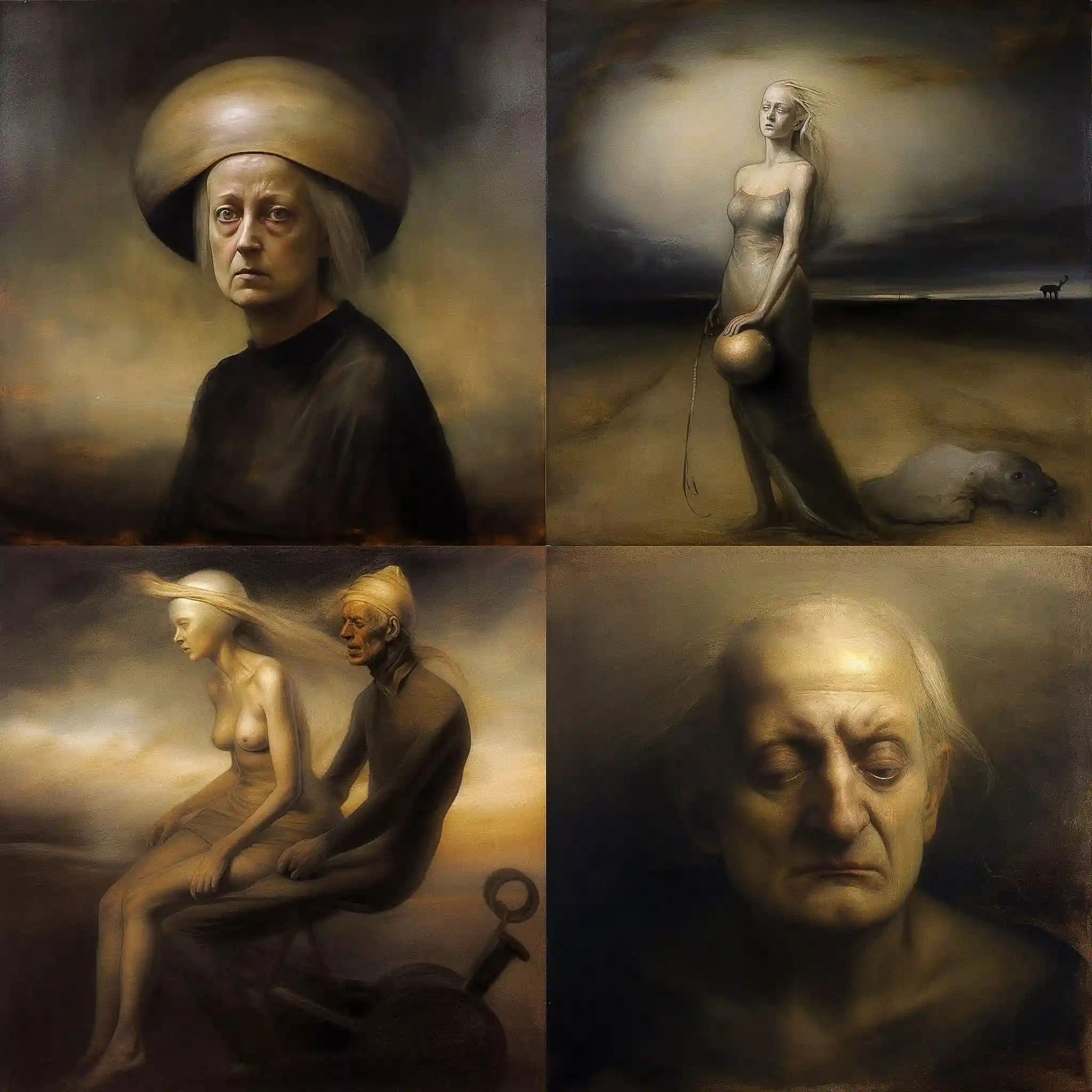 -奥德·纳杜姆 odd nerdrum风格midjourney AI绘画作品