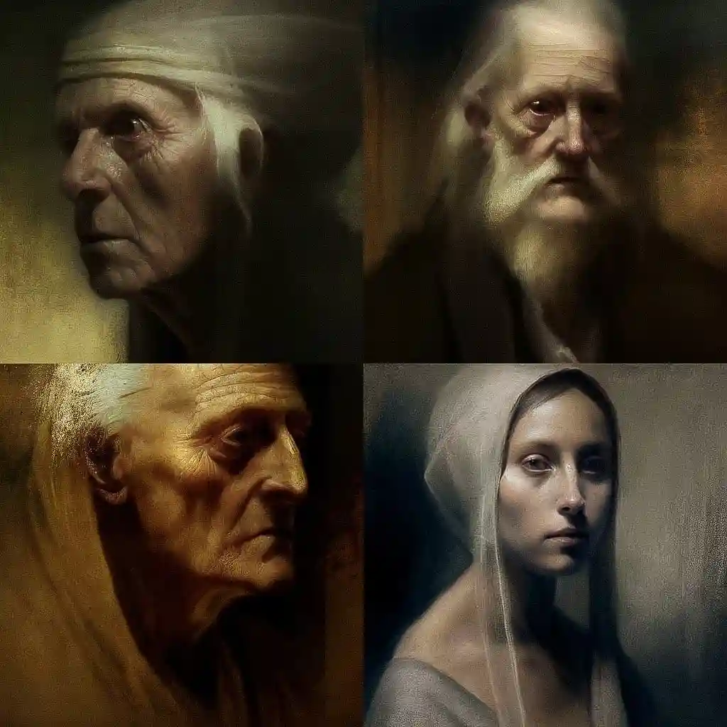 -奥德·纳杜姆 odd nerdrum风格midjourney AI绘画作品