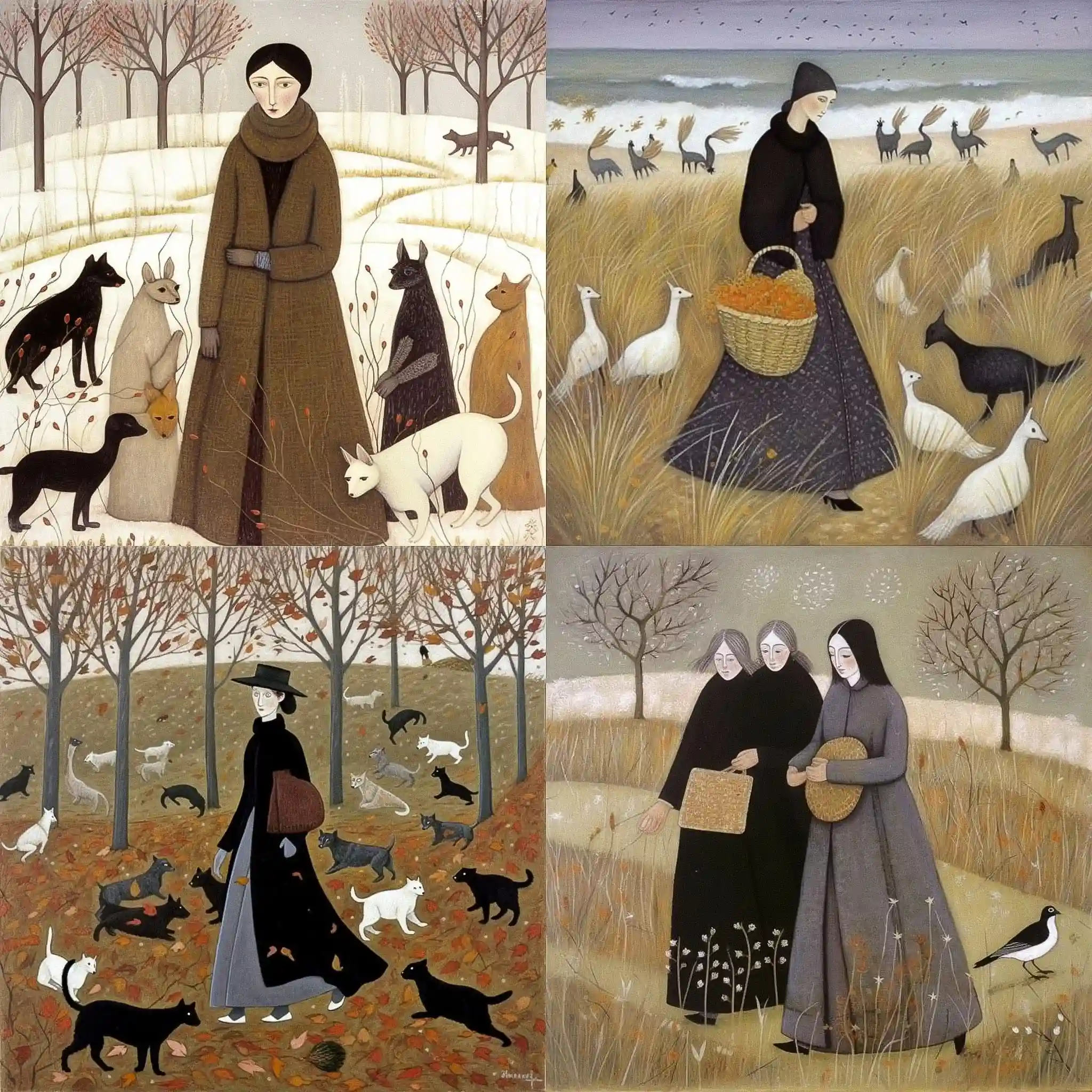 迪·尼克尔森 dee nickerson风格midjourney AI绘画作品 -迪·尼克尔森 dee nickerson风格midjourney AI绘画作品