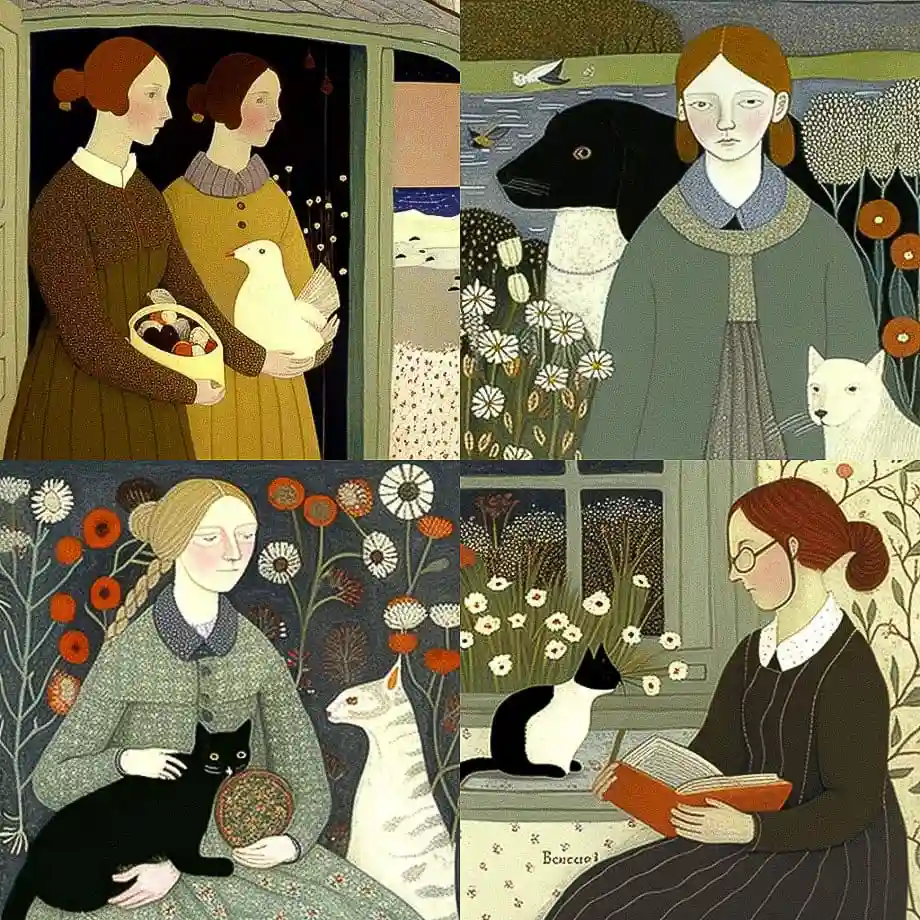 迪·尼克尔森 dee nickerson风格midjourney AI绘画作品 -迪·尼克尔森 dee nickerson风格midjourney AI绘画作品