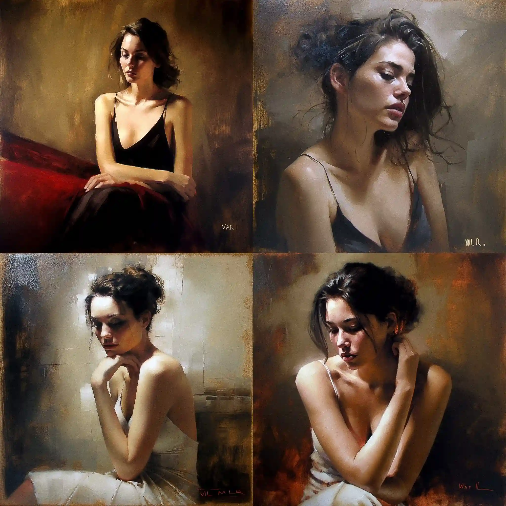 威廉·奥克瑟 william oxer风格midjourney AI绘画作品 -威廉·奥克瑟 william oxer风格midjourney AI绘画作品