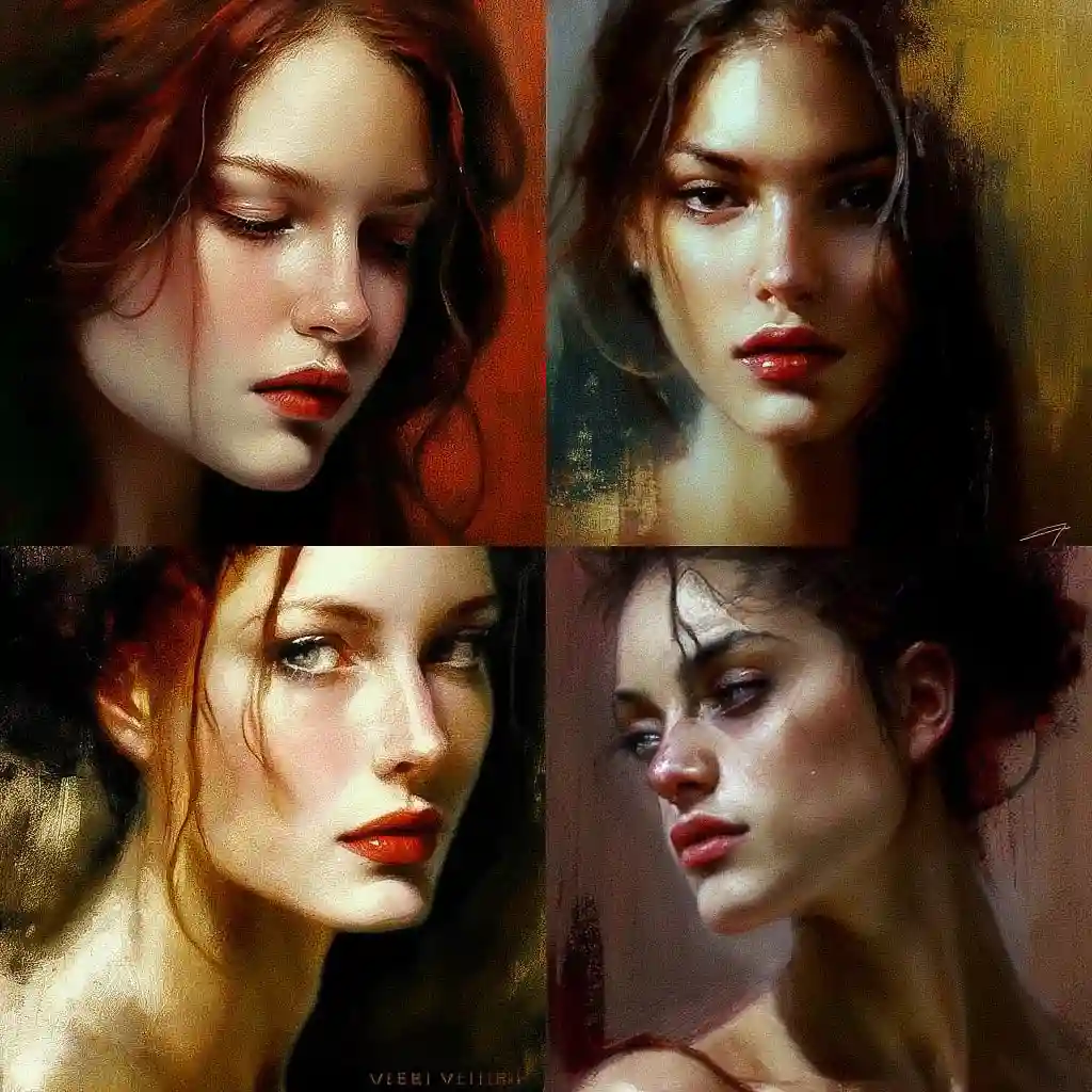 威廉·奥克瑟 william oxer风格midjourney AI绘画作品 -威廉·奥克瑟 william oxer风格midjourney AI绘画作品