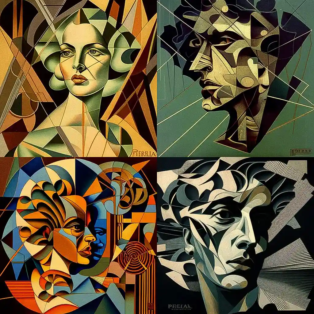弗朗西斯·皮卡比亚 francis picabia风格midjourney AI绘画作品 -弗朗西斯·皮卡比亚 francis picabia风格midjourney AI绘画作品