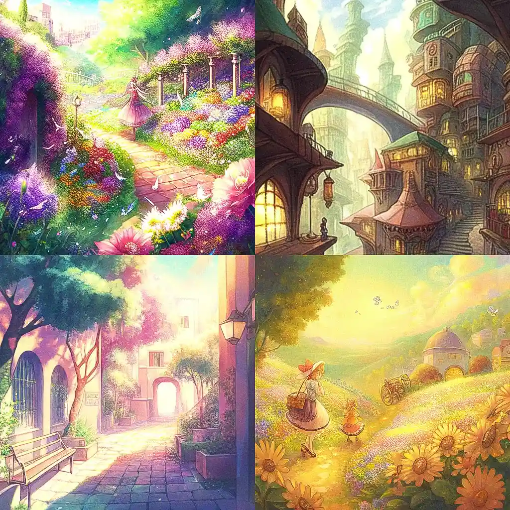 埃斯特·皮萨罗 esther pissarro风格midjourney AI绘画作品 -埃斯特·皮萨罗 esther pissarro风格midjourney AI绘画作品