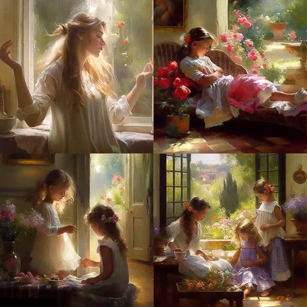 -汉塞特·罗梅罗·雷东多 vicente romero redondo风格midjourney AI绘画作品