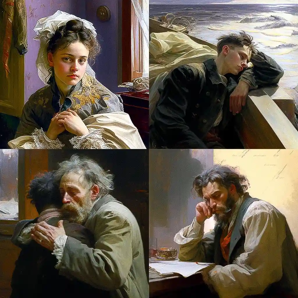 伊利亚·列宾 ilya repin风格midjourney AI绘画作品 -伊利亚·列宾 ilya repin风格midjourney AI绘画作品
