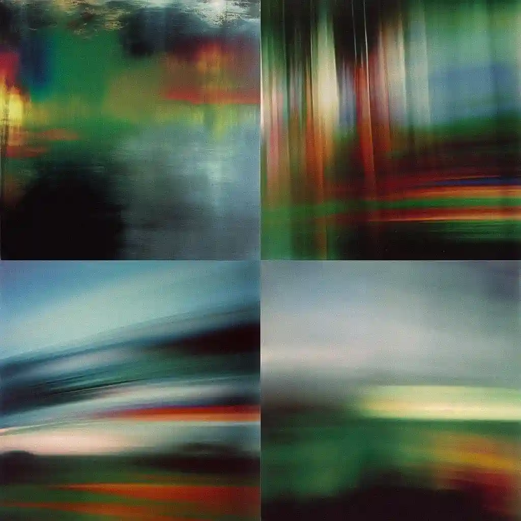赫拉德·里希特 gerhard richter风格midjourney AI绘画作品 -赫拉德·里希特 gerhard richter风格midjourney AI绘画作品