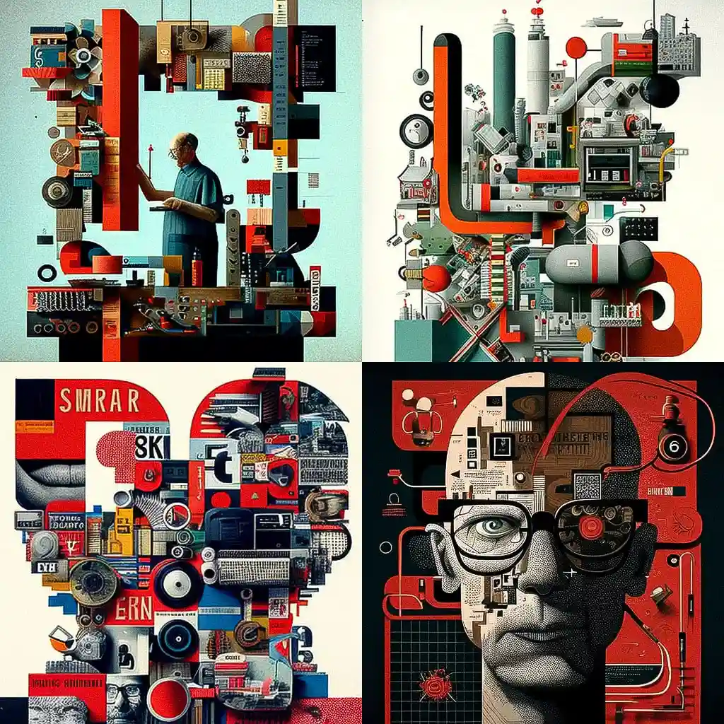 -埃里克·斯皮克曼 erik spiekermann风格midjourney AI绘画作品