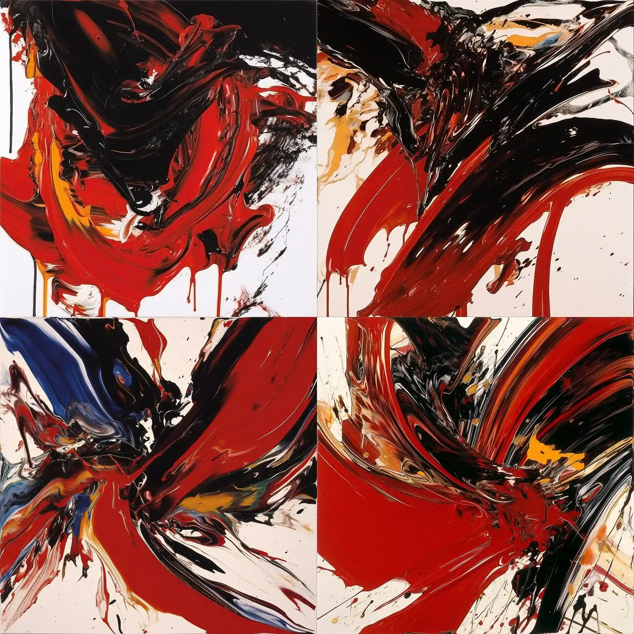 白良画 kazuo shiraga风格midjourney AI绘画作品 -白良画 kazuo shiraga风格midjourney AI绘画作品