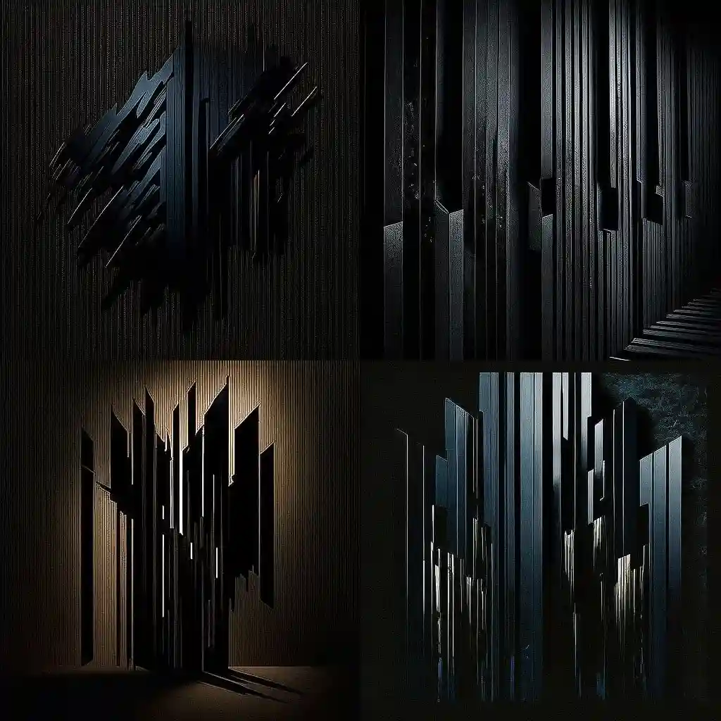 皮埃尔·苏拉日 pierre soulages风格midjourney AI绘画作品 -皮埃尔·苏拉日 pierre soulages风格midjourney AI绘画作品